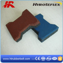 Red/Blue Rubber Tile/Rubber Dog Bone Tile